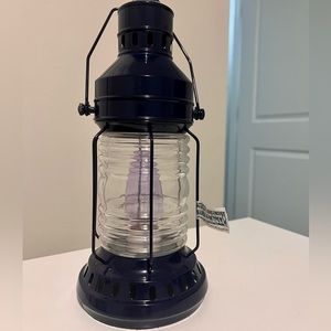 Pottery Barn Navy Nautical Lantern Table Lamp